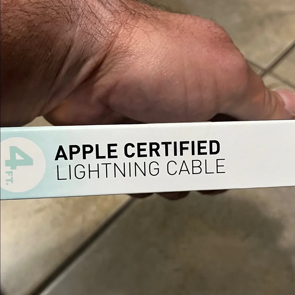 Lightning Cable for iPhone and iPad/ NWT!!! never opened/ Light green color